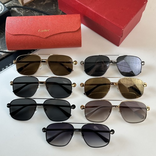 Replica Cartier AAA Quality Sunglassess #1150395 $60.00 USD for Wholesale