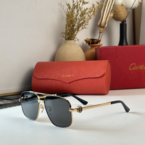 Cartier AAA Quality Sunglassess #1150398 $60.00 USD, Wholesale Replica Cartier AAA Quality Sunglassess