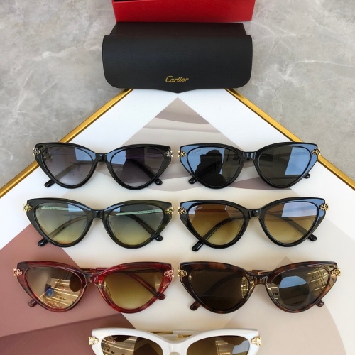 Replica Cartier AAA Quality Sunglassess #1150405 $60.00 USD for Wholesale