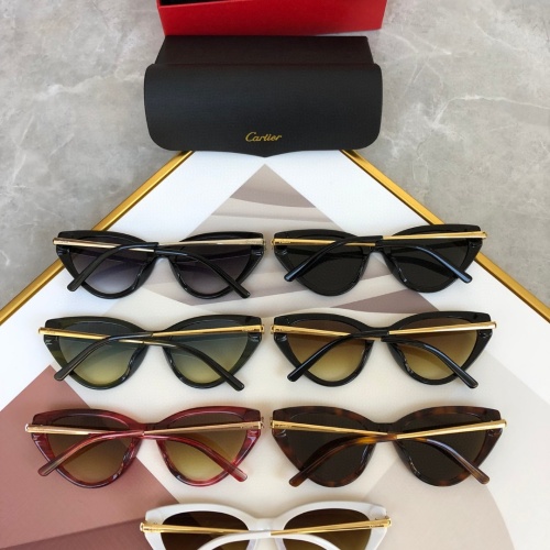Replica Cartier AAA Quality Sunglassess #1150405 $60.00 USD for Wholesale