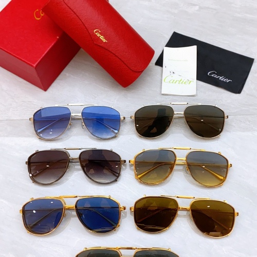 Replica Cartier AAA Quality Sunglassess #1150425 $68.00 USD for Wholesale