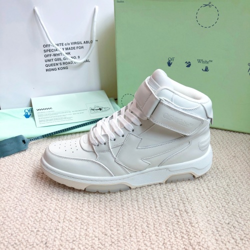 Replica Off-White High Tops Shoes For Women #1150473 $125.00 USD for Wholesale