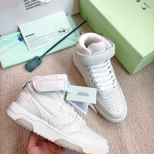 Replica Off-White High Tops Shoes For Men #1150475 $128.00 USD for Wholesale