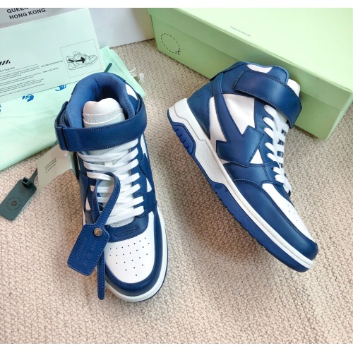 Replica Off-White High Tops Shoes For Women #1150486 $125.00 USD for Wholesale