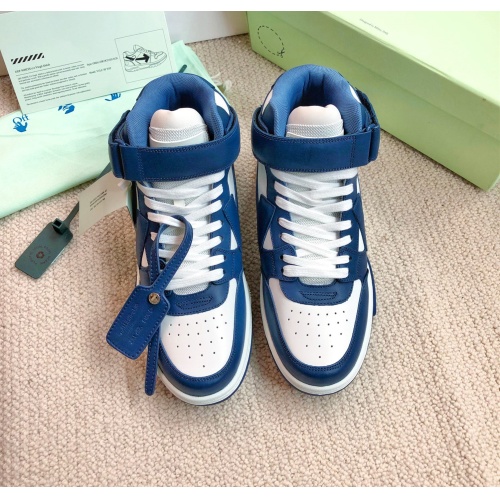 Replica Off-White High Tops Shoes For Men #1150487 $128.00 USD for Wholesale