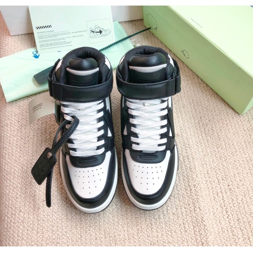 Replica Off-White High Tops Shoes For Women #1150488 $125.00 USD for Wholesale