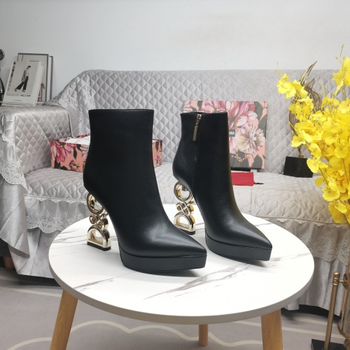 Dolce &amp; Gabbana D&amp;G Boots For Women #1150511 $170.00 USD, Wholesale Replica Dolce &amp; Gabbana D&amp;G Boots