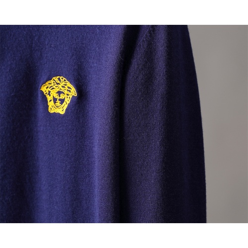 Replica Versace Sweaters Long Sleeved For Men #1150668 $45.00 USD for Wholesale