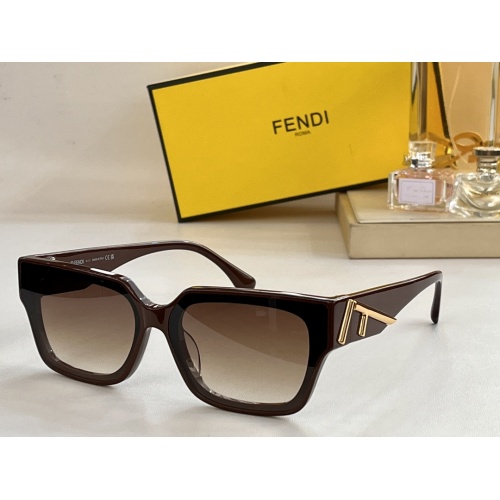 Fendi AAA Quality Sunglasses #1150780 $52.00 USD, Wholesale Replica Fendi AAA Quality Sunglasses