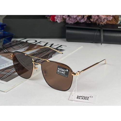 Montblanc AAA Quality Sunglasses #1150991 $60.00 USD, Wholesale Replica Montblanc AAA Quality Sunglasses