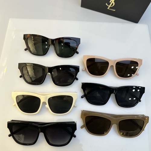 Replica Yves Saint Laurent YSL AAA Quality Sunglasses #1151182 $52.00 USD for Wholesale