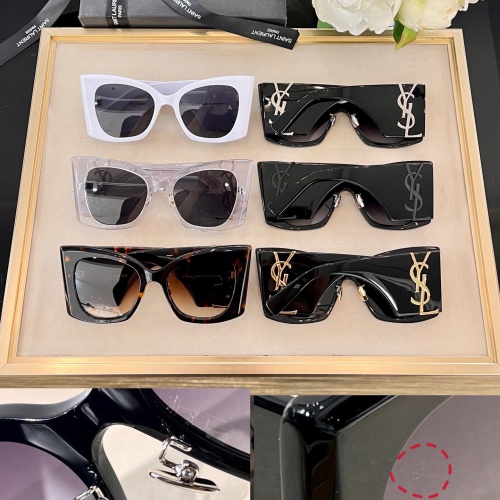Replica Yves Saint Laurent YSL AAA Quality Sunglasses #1151191 $64.00 USD for Wholesale