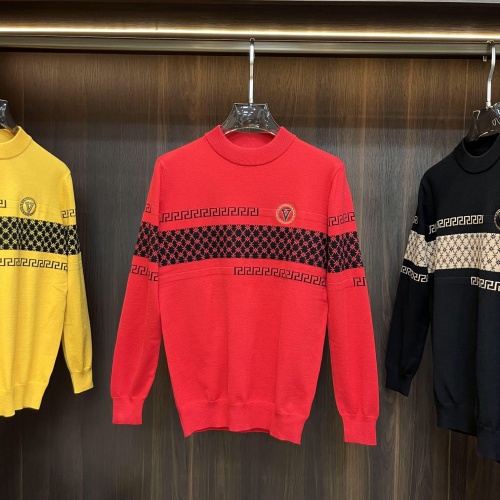 Versace Sweaters Long Sleeved For Men #1151700 $82.00 USD, Wholesale Replica Versace Sweaters