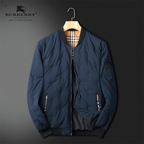 Burberry Down Feather Coat Long Sleeved For Men #1152884 $122.00 USD, Wholesale Replica Burberry Down Feather Coat
