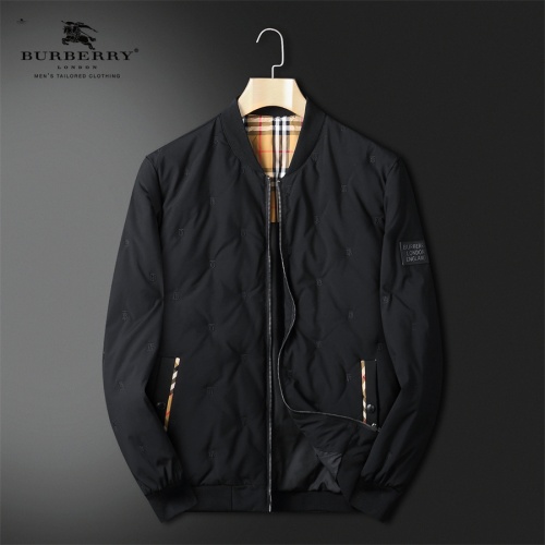 Burberry Down Feather Coat Long Sleeved For Men #1152885 $122.00 USD, Wholesale Replica Burberry Down Feather Coat