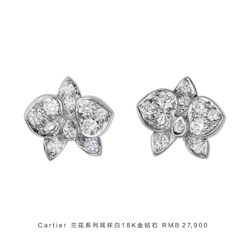 Replica Cartier Earrings For Women #1152953 $42.00 USD for Wholesale
