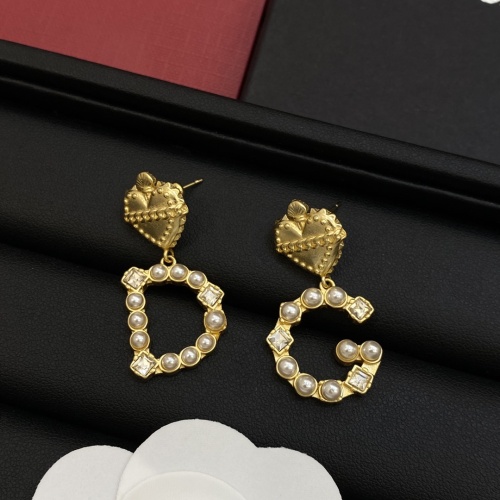 Replica Dolce & Gabbana D&G Earrings For Women #1153073 $29.00 USD for Wholesale