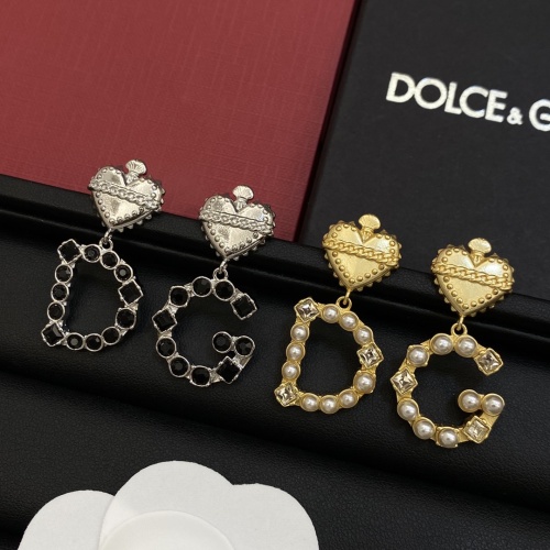 Replica Dolce & Gabbana D&G Earrings For Women #1153074 $29.00 USD for Wholesale
