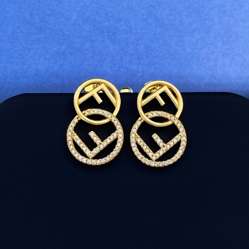 Fendi Earrings For Women #1153087 $29.00 USD, Wholesale Replica Fendi Earrings