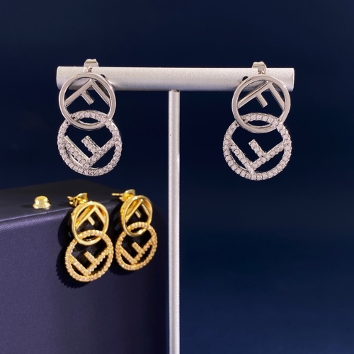 Replica Fendi Earrings For Women #1153087 $29.00 USD for Wholesale