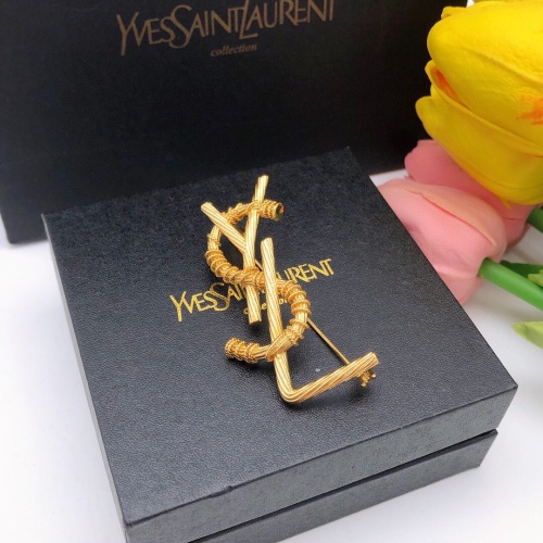 Replica Yves Saint Laurent Brooches #1153155 $29.00 USD for Wholesale