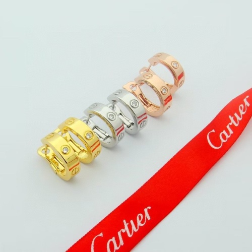 Replica Cartier Earrings For Women #1153171 $25.00 USD for Wholesale