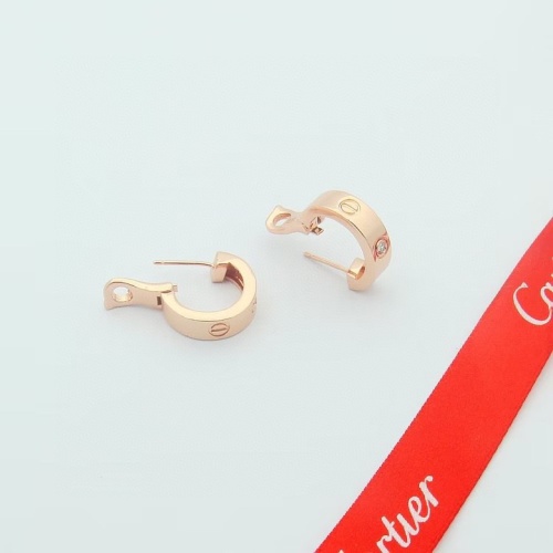 Replica Cartier Earrings For Women #1153172 $25.00 USD for Wholesale