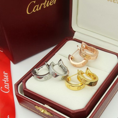 Replica Cartier Earrings For Women #1153329 $25.00 USD for Wholesale