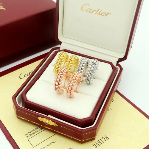 Replica Cartier Earrings For Women #1153334 $32.00 USD for Wholesale