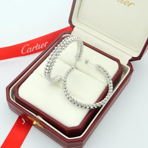 Replica Cartier Earrings For Women #1153336 $39.00 USD for Wholesale