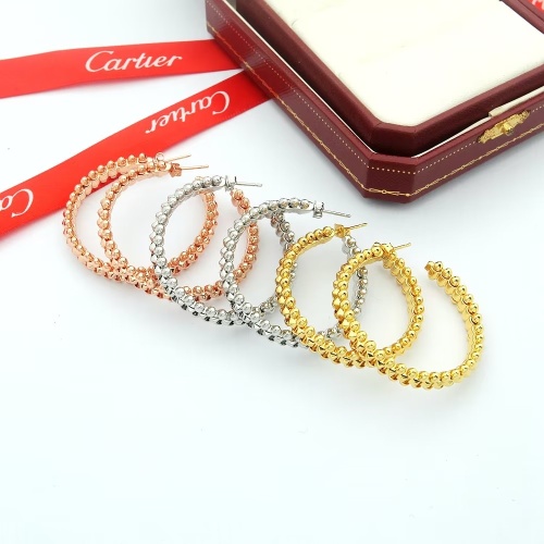 Replica Cartier Earrings For Women #1153337 $39.00 USD for Wholesale