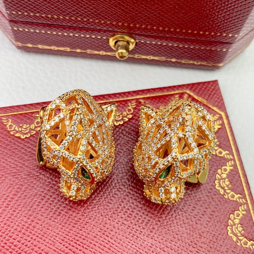 Replica Cartier Earrings For Women #1153353 $42.00 USD for Wholesale