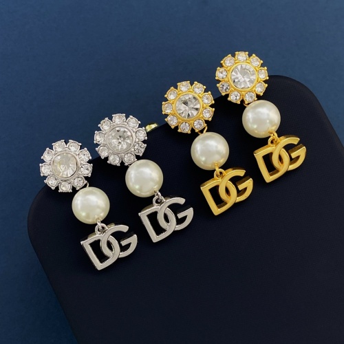 Replica Dolce & Gabbana D&G Earrings For Women #1153424 $34.00 USD for Wholesale