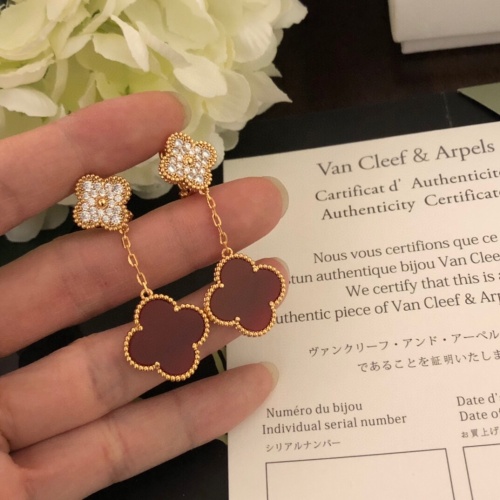 Van Cleef &amp; Arpels Earrings For Women #1153697 $36.00 USD, Wholesale Replica Van Cleef &amp; Arpels Earrings