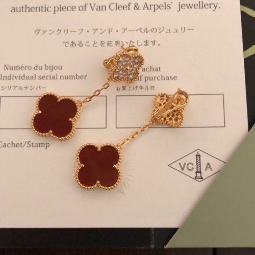 Replica Van Cleef & Arpels Earrings For Women #1153697 $36.00 USD for Wholesale