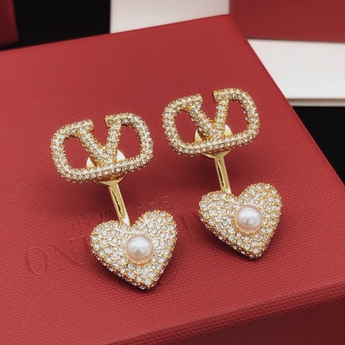 Replica Valentino Earrings For Women #1153704 $36.00 USD for Wholesale
