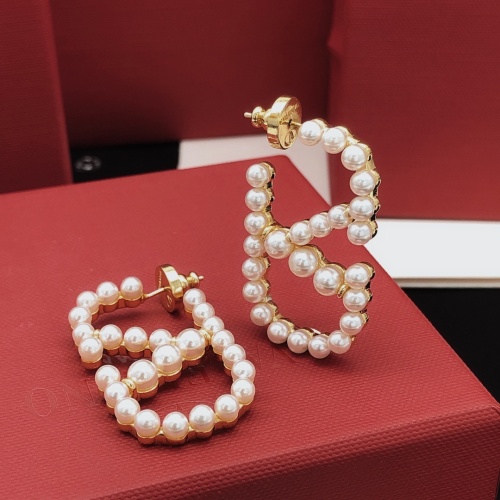 Replica Valentino Earrings For Women #1153799 $29.00 USD for Wholesale