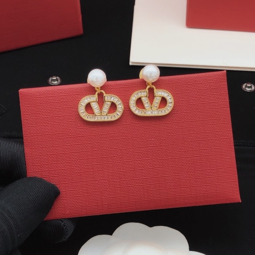 Replica Valentino Earrings For Women #1153807 $27.00 USD for Wholesale