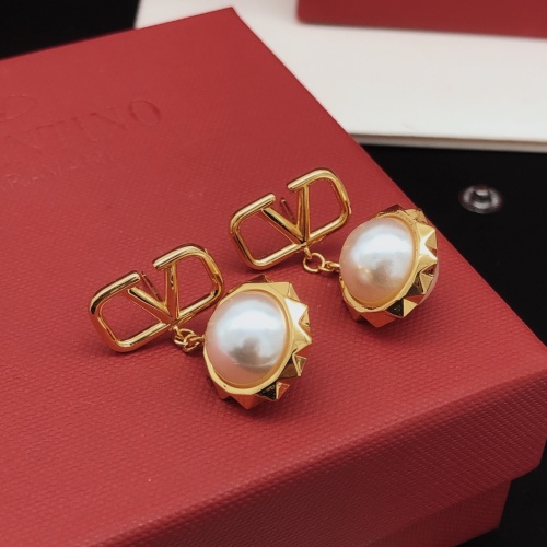 Replica Valentino Earrings For Women #1153808 $29.00 USD for Wholesale