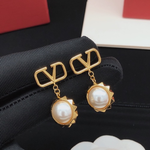 Replica Valentino Earrings For Women #1153808 $29.00 USD for Wholesale