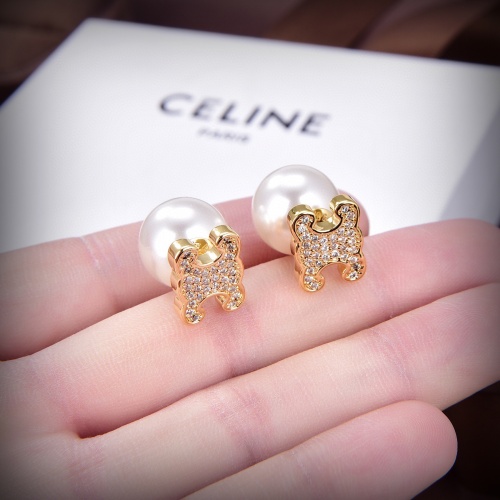 Replica Celine Earrings For Women #1153809 $29.00 USD for Wholesale
