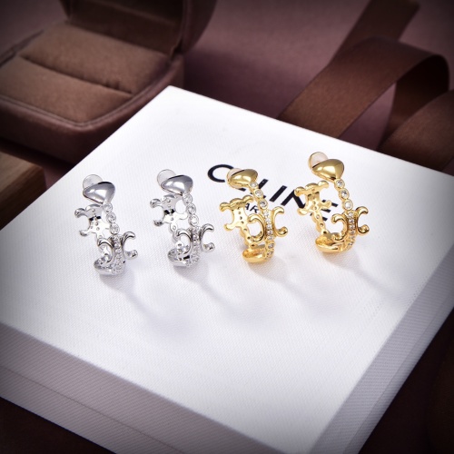 Replica Celine Earrings For Women #1153811 $29.00 USD for Wholesale
