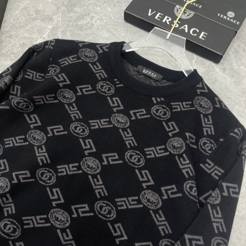 Replica Versace Sweaters Long Sleeved For Men #1153832 $68.00 USD for Wholesale