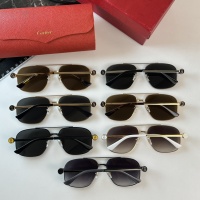 $60.00 USD Cartier AAA Quality Sunglassess #1150397