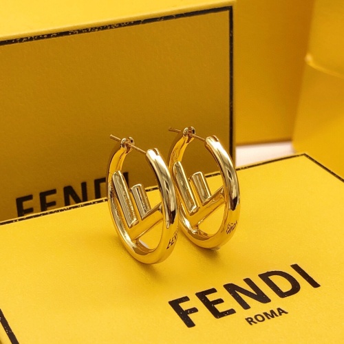 Replica Fendi Earrings For Women #1154622 $27.00 USD for Wholesale