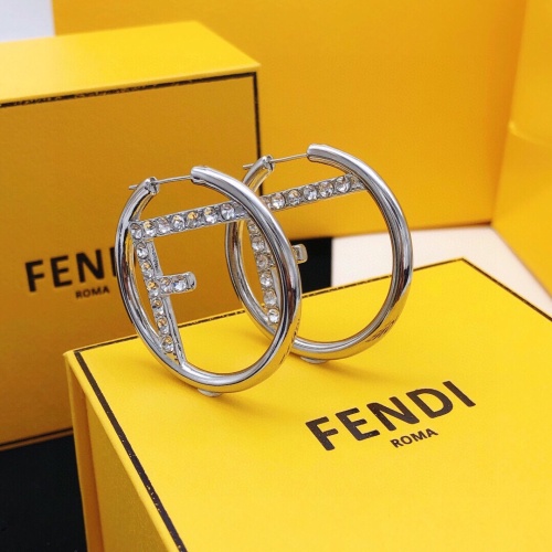 Replica Fendi Earrings For Women #1154627 $32.00 USD for Wholesale