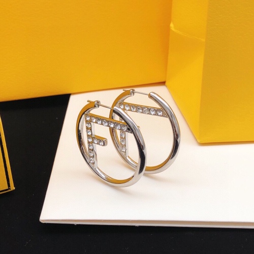 Replica Fendi Earrings For Women #1154627 $32.00 USD for Wholesale