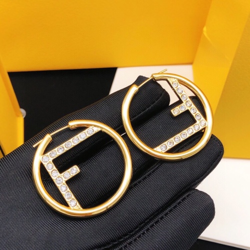 Replica Fendi Earrings For Women #1154628 $32.00 USD for Wholesale