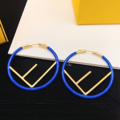 Replica Fendi Earrings For Women #1154630 $32.00 USD for Wholesale