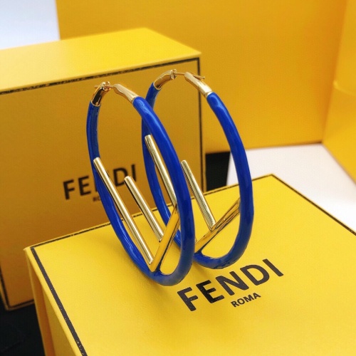 Replica Fendi Earrings For Women #1154630 $32.00 USD for Wholesale
